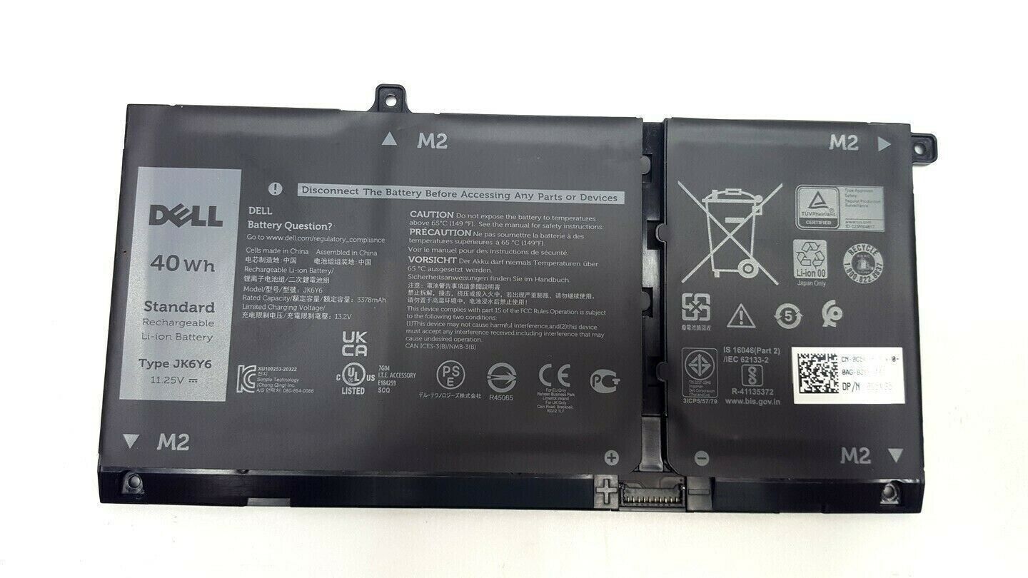 Genuine Dell Inspiron 14 5406 / P126G Laptop Battery 11.25V 40Wh JK6Y6 CF5RH NEW
