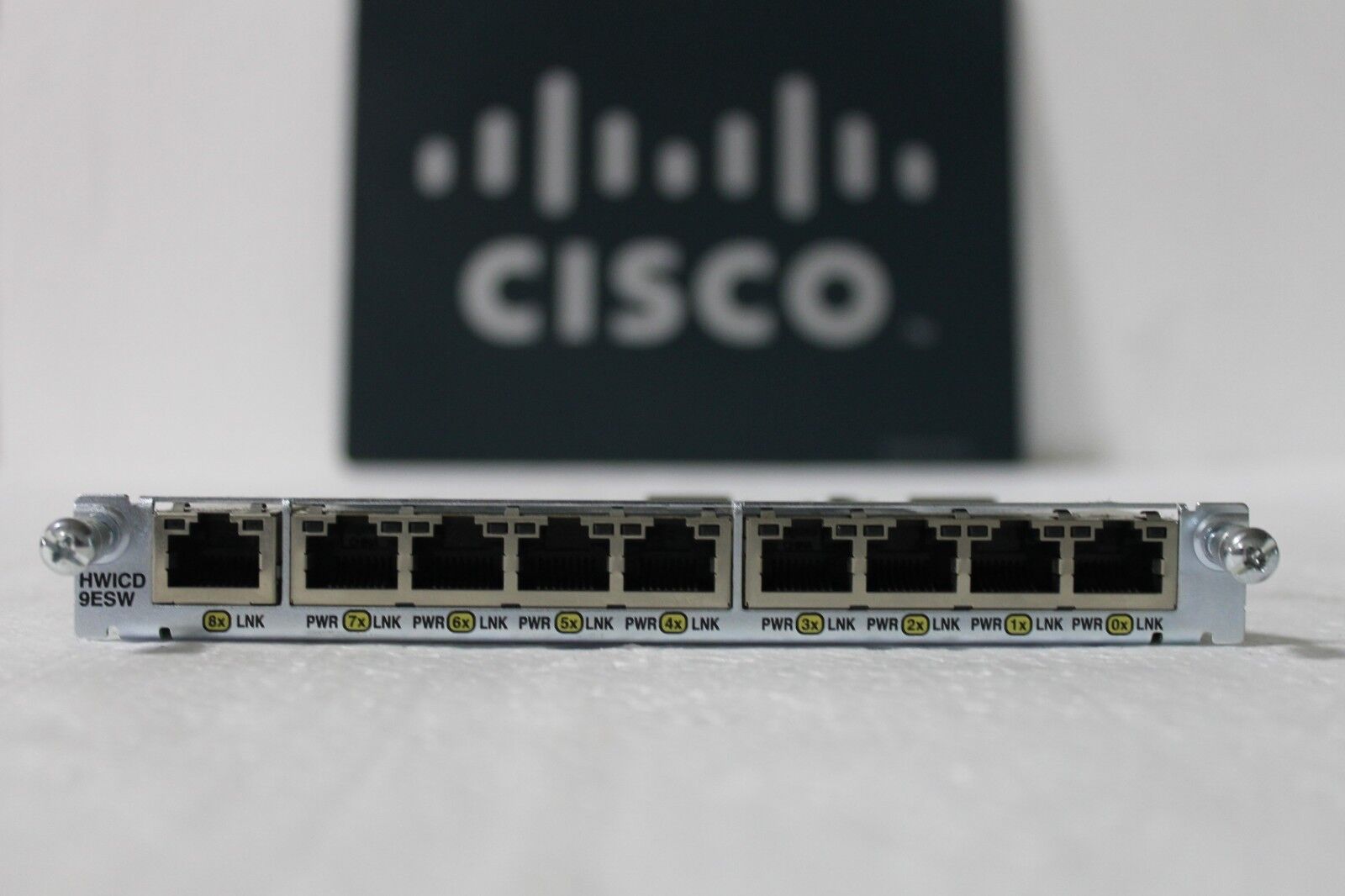 Cisco 9-Port 10/100 EtherSwitch High-Speed WAN Interface Card HWIC-D-9ESW-POE