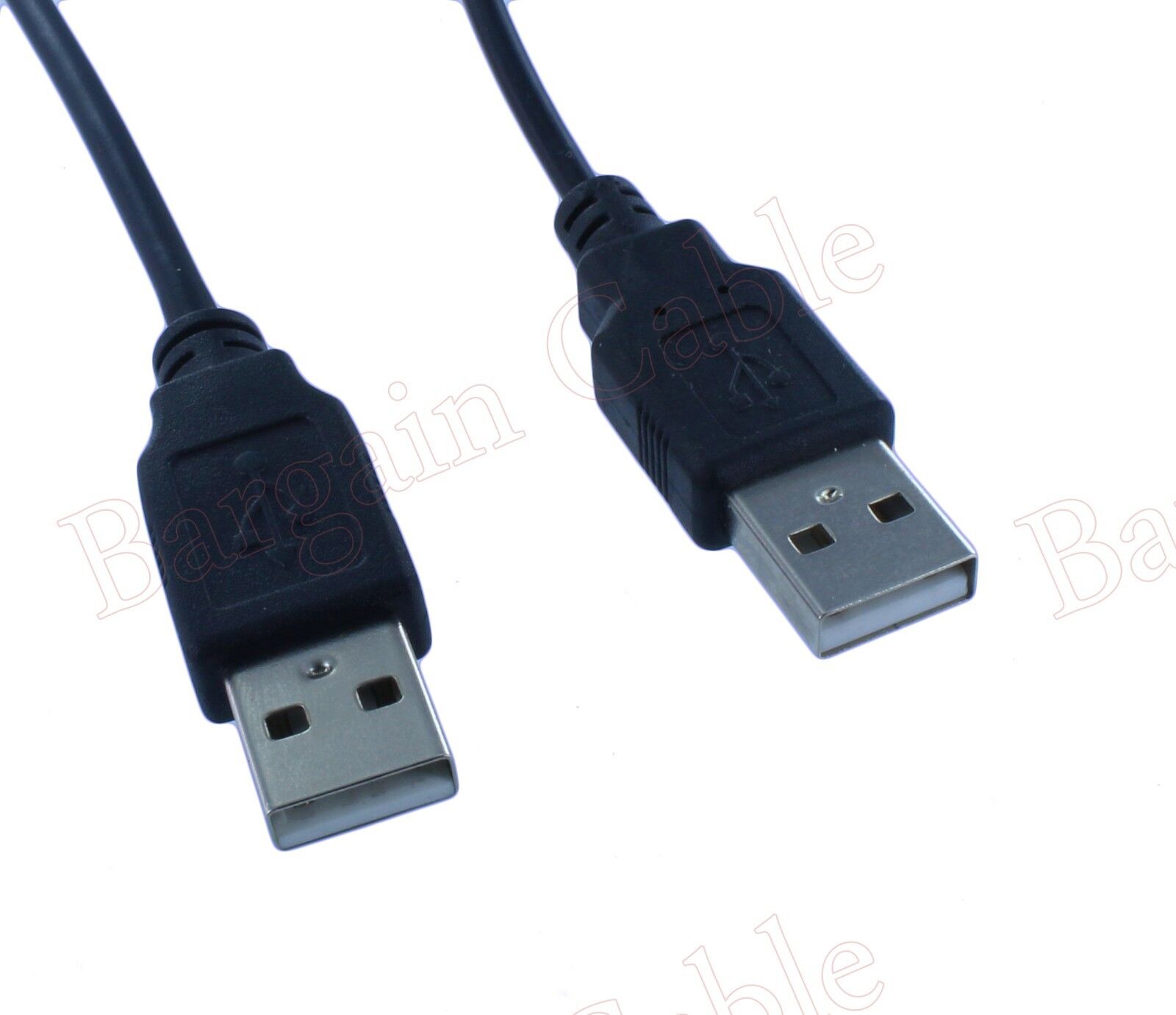 Wholesale USB 2.0 Type A Male to Type A Male Cable Black / White 6ft 10ft 15ft