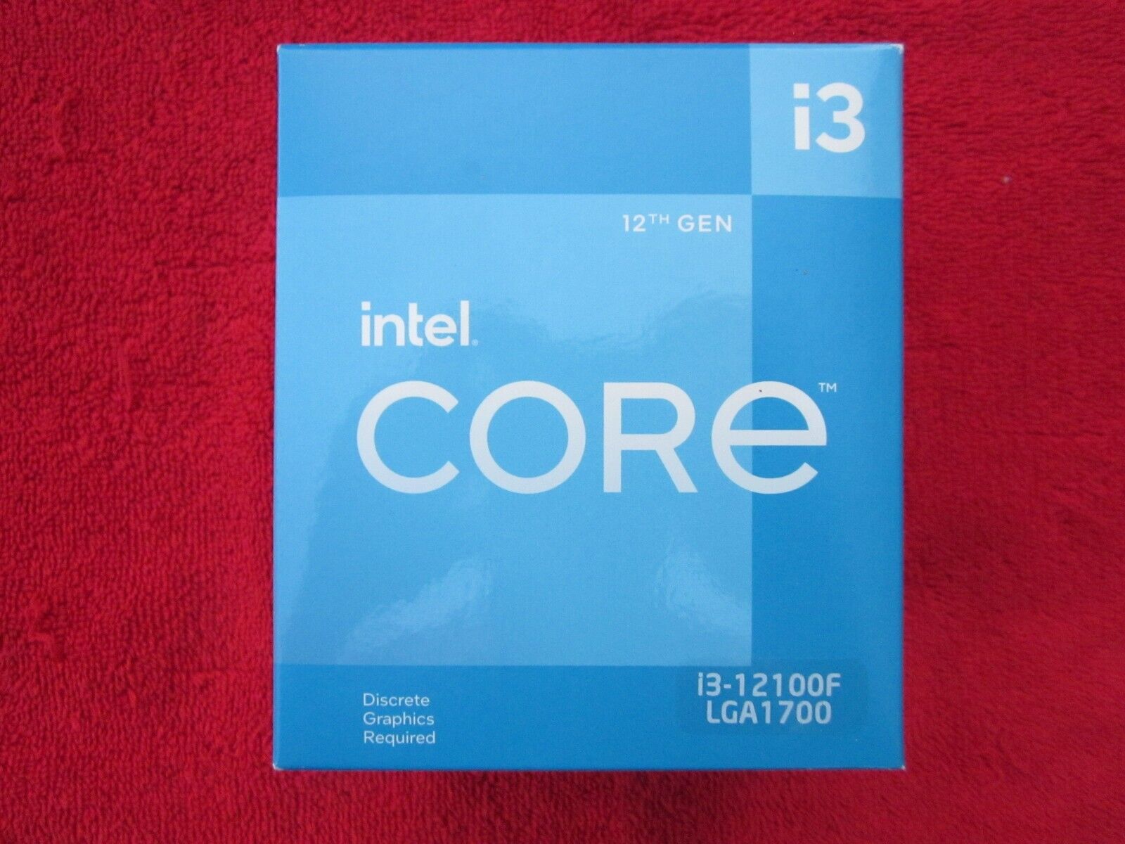 NEW SEALED Intel Core i3-12100F 12th Gen Quad-Core 3.3GHz LGA 1700 CPU