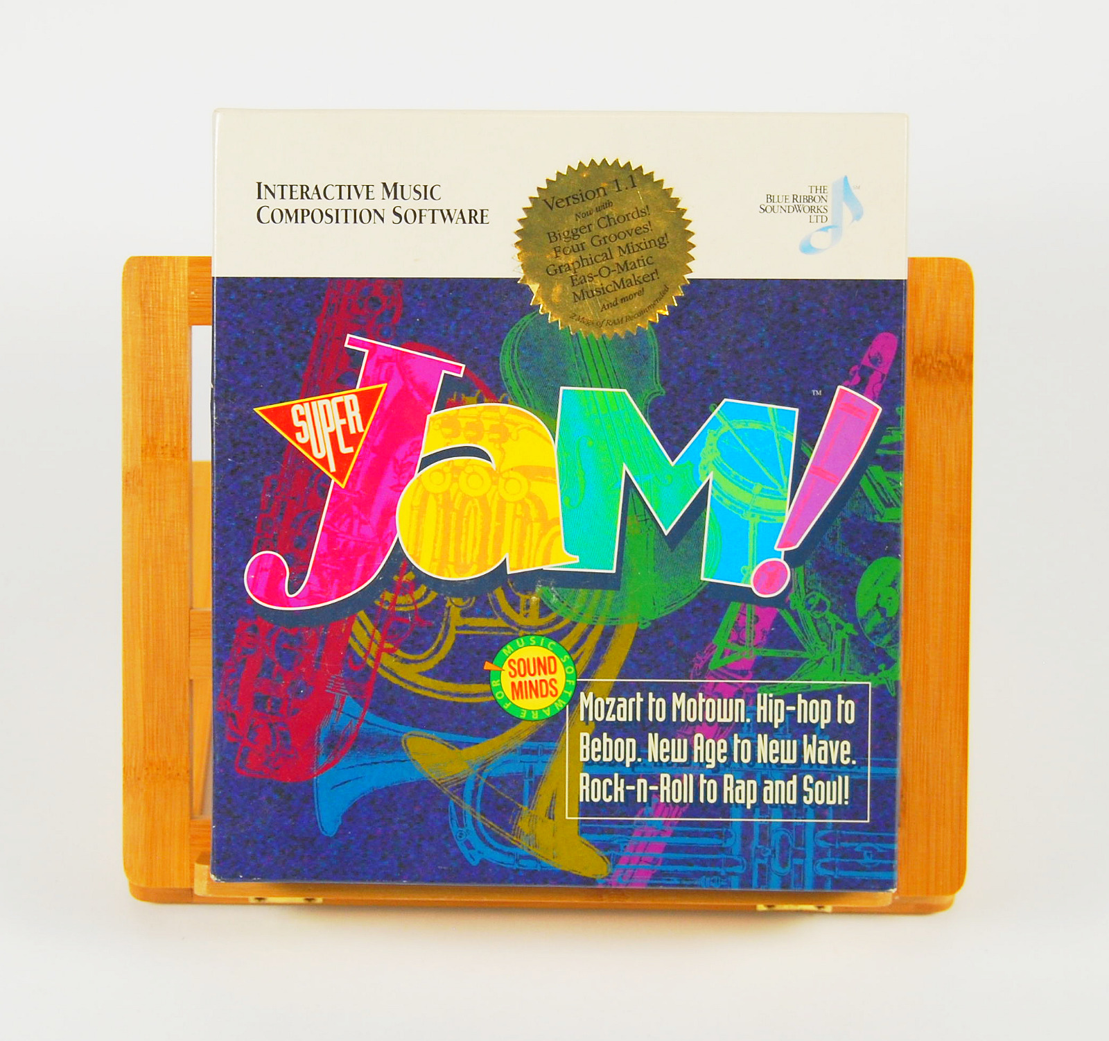Amiga Super Jam 1.1 algorithmic MIDI sequencer, complete in box RARE