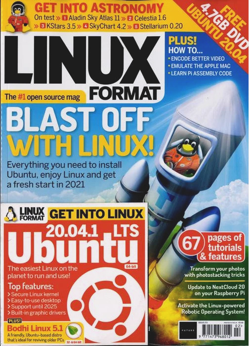 Linux Format Iss.#272 FEB.2021 W/Free DVD