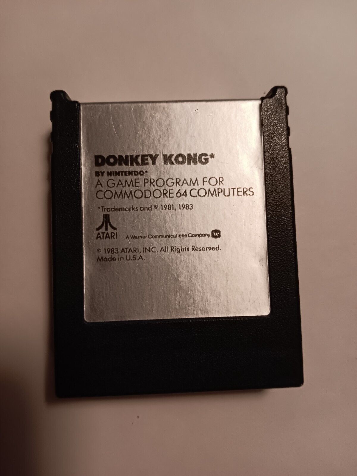 VTG Commodore 64 Donkey Kong Computer Game Cartridge - Tested/Works