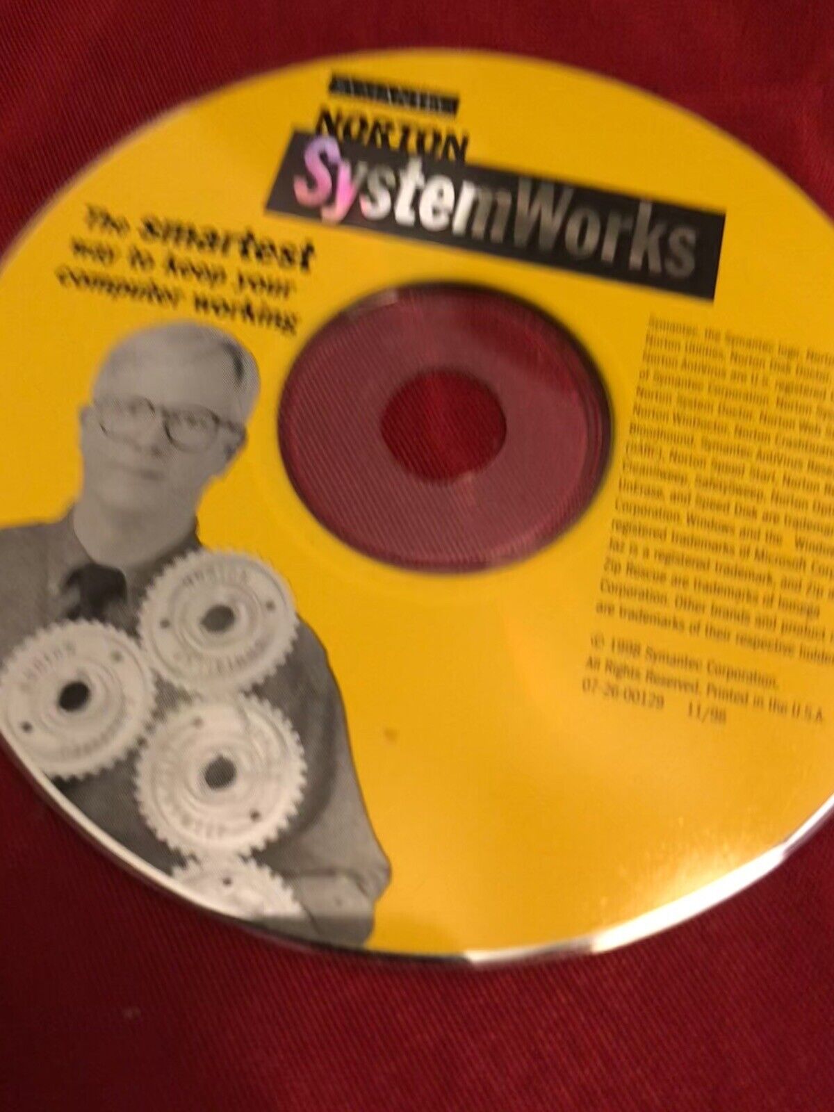 (UNTESTED)(DISK ONLY)Vintage Symantec Norton System Works For Windows 95 & 98