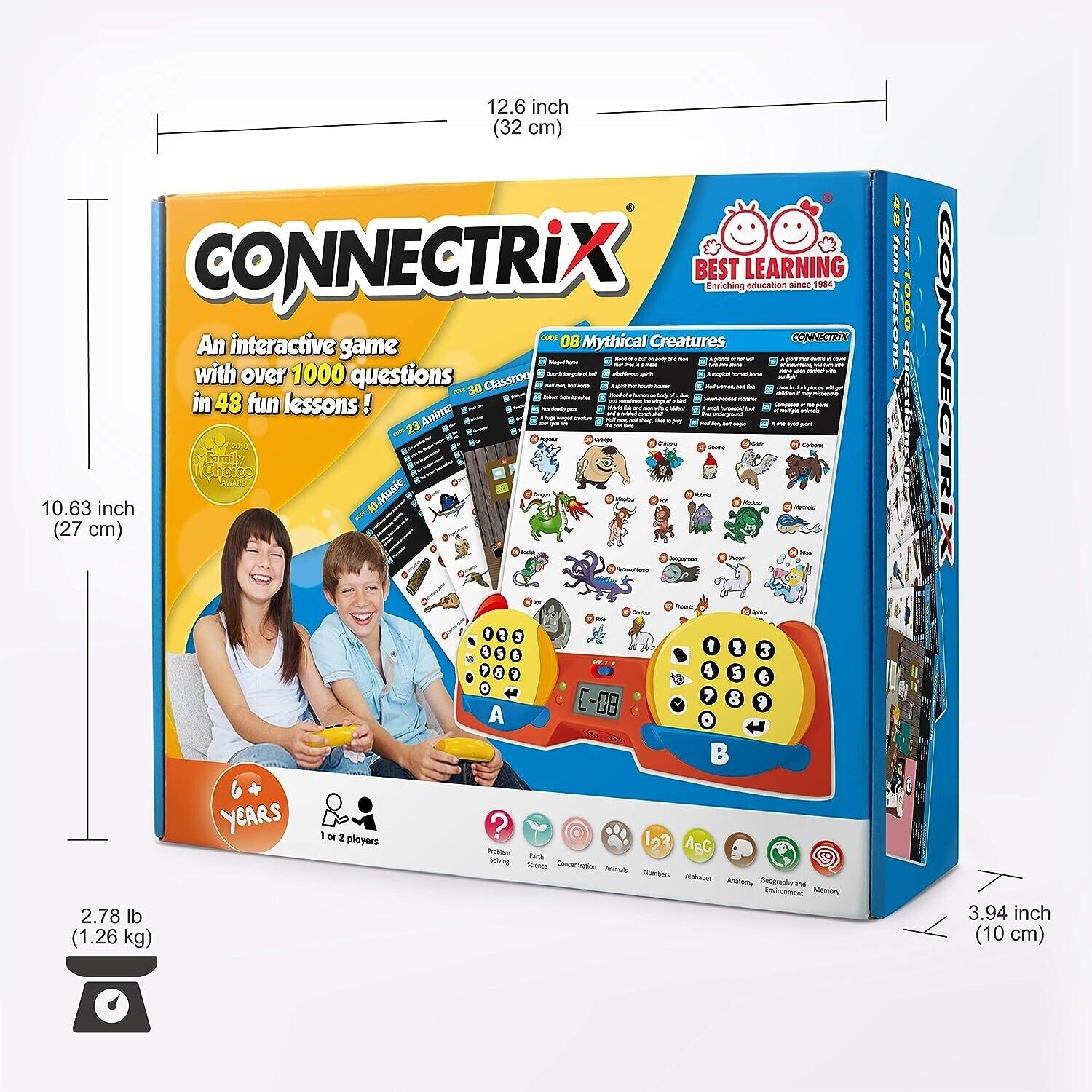 BEST LEARNING Connectrix - Exciting Educational Matching Game Toy for Kids Ages