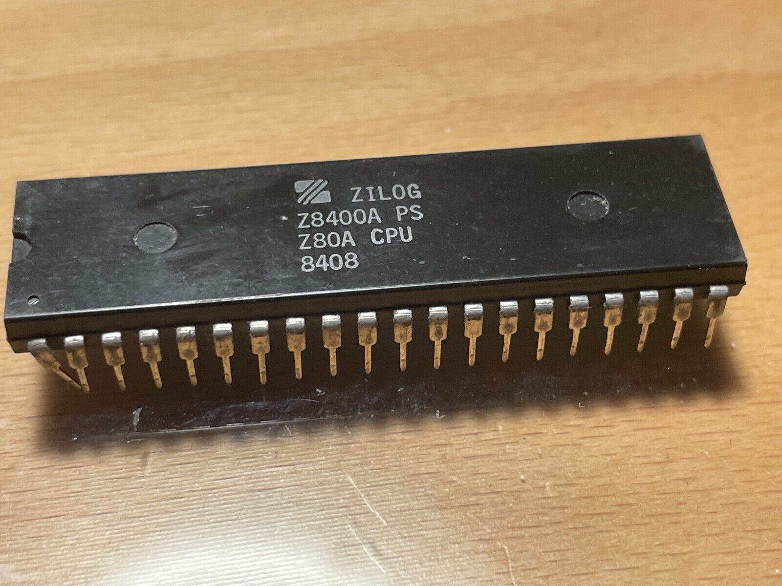 Zilog Z8400A PS Z80A CPU 8-Bit Microprocessor DIP40.