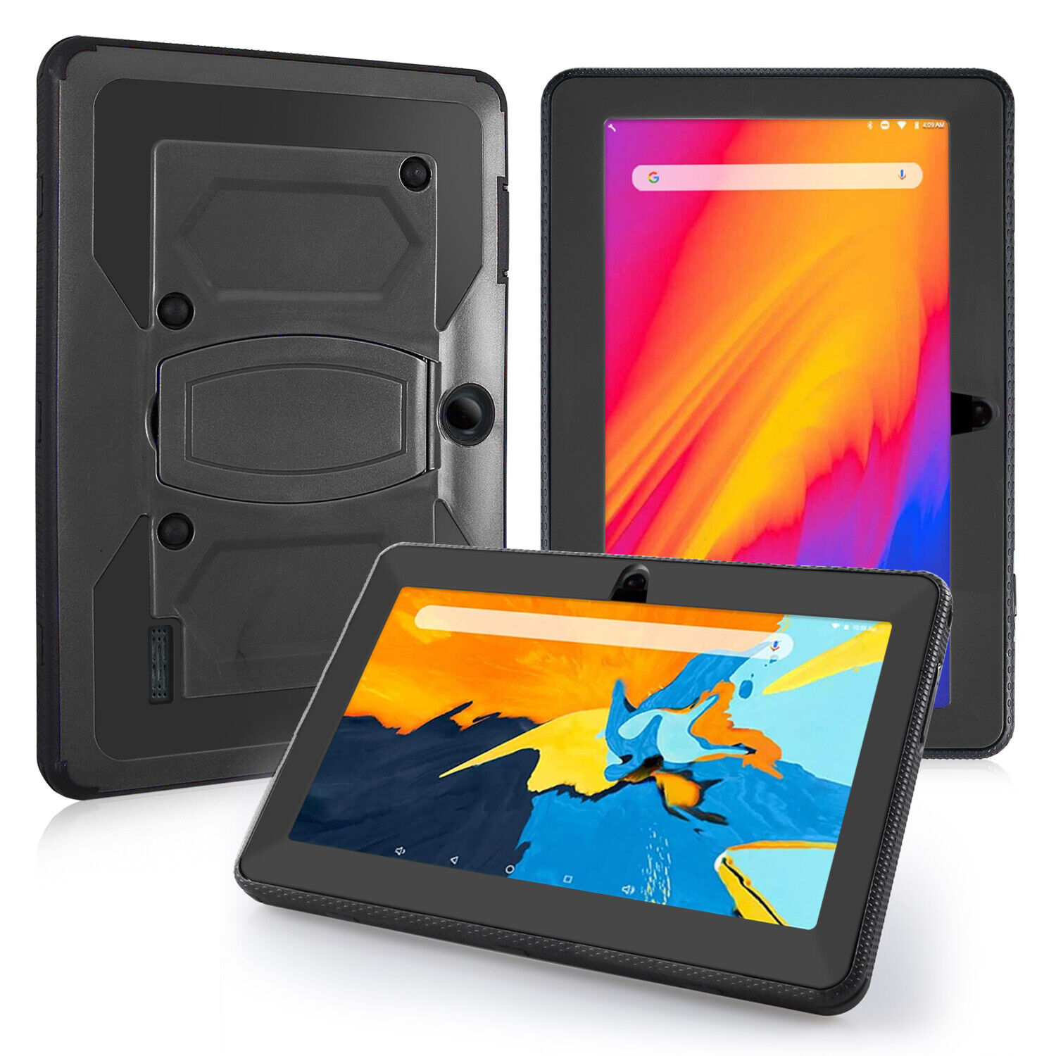 For Dragon Touch Y88X Pro、SIXGO Kids、ZONKO 7 inch Tab Case Hard Back Shockproof