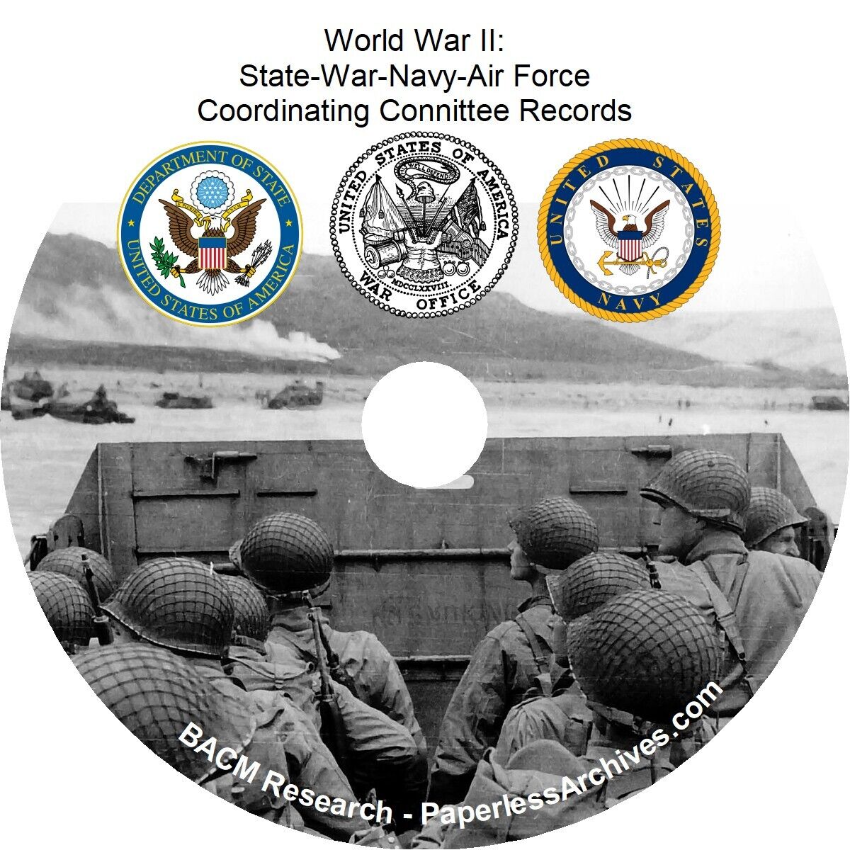 World War II: State-War-Navy-Air Force Coordinating Committee Records