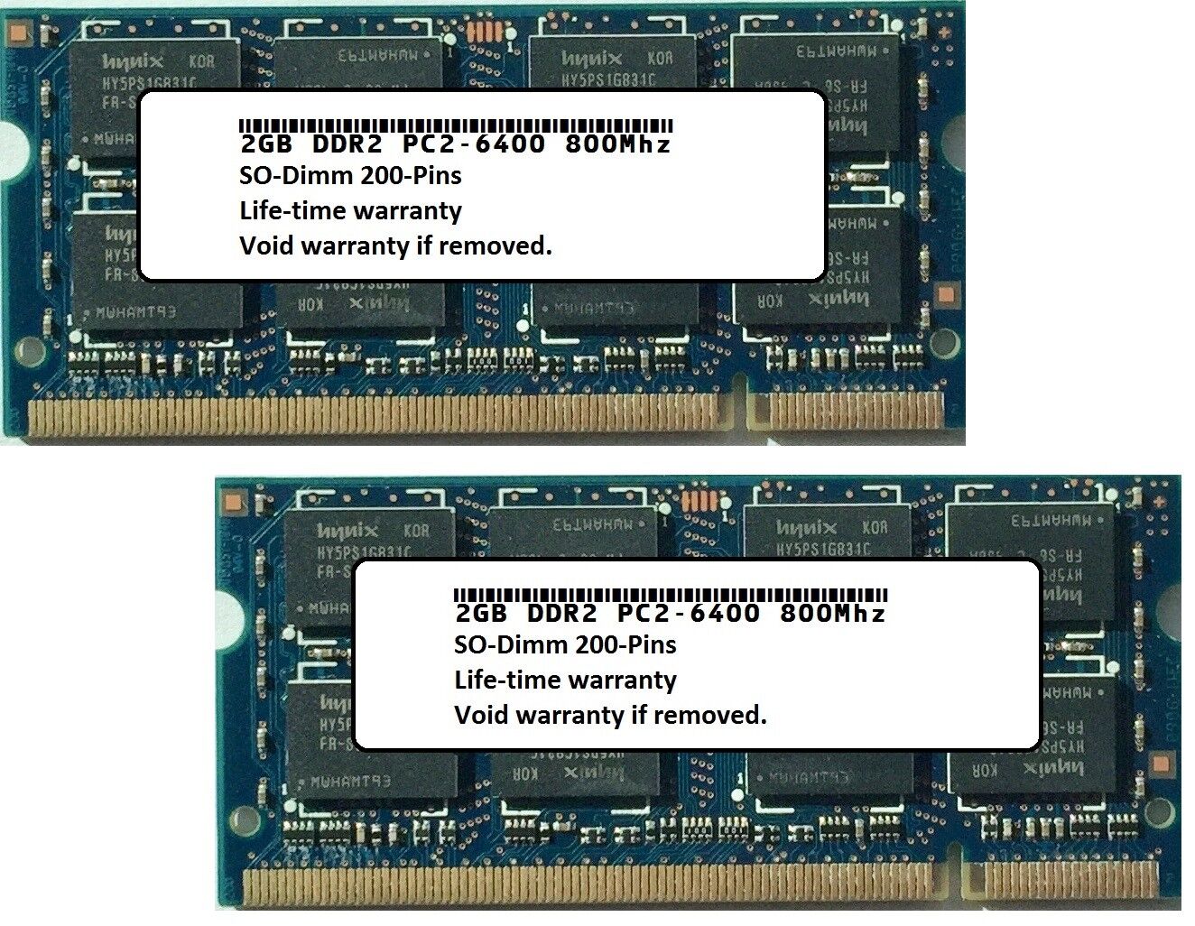 NEW 4GB Kit (2X2GB) MEMORY RAM FOR DELL LATITUDE D820 D830