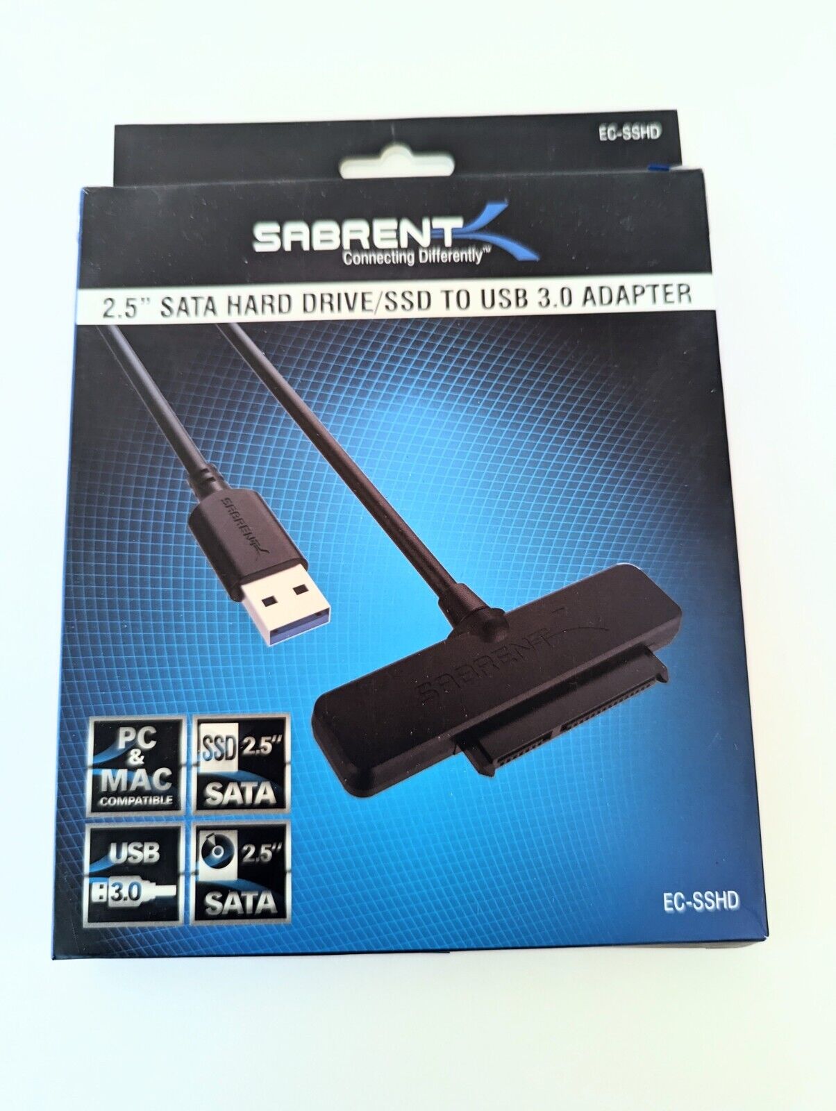 SABRENT USB 3.1 (Type-A) to SSD / 2.5-Inch SATA Hard Drive Adapter (EC-SS31)