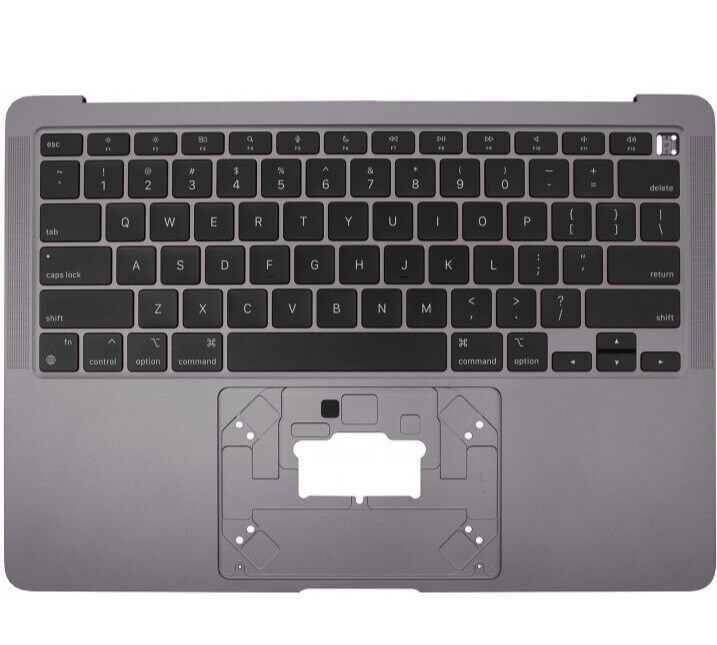 GENUINE Grade B MacBook Air 2020 A2337 Top Case / Palmrest Keyboard - Space Gray