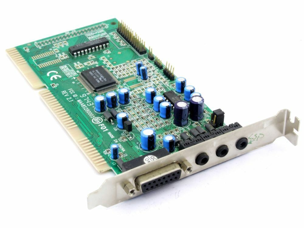 Avance Logic MAA8S280005 ALS100 Plus + Chip Wavetable Audio Board Isa Sound Card