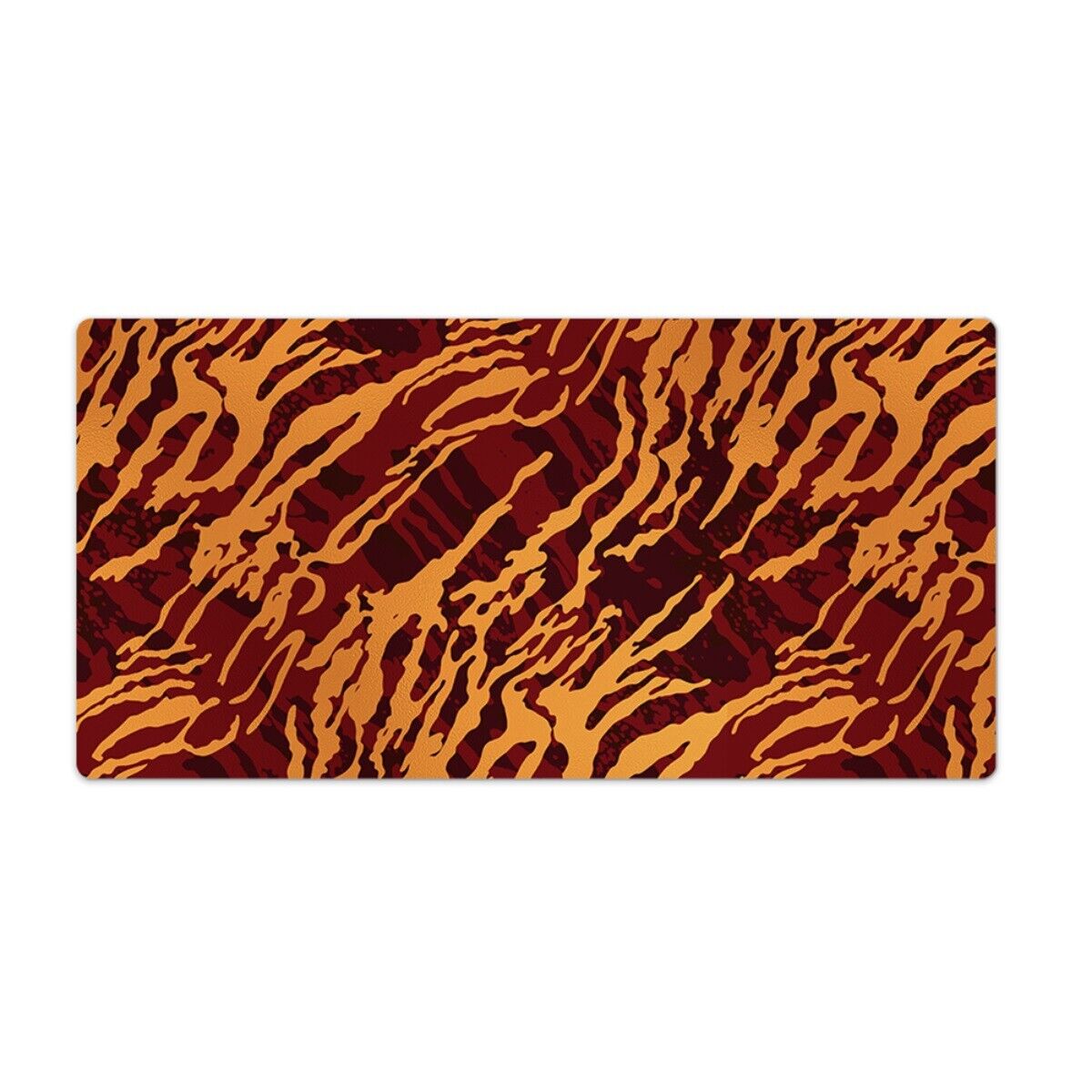 Waterproof Mat Desk Writing Pad for Office and Home Fiery Leopard 100x50