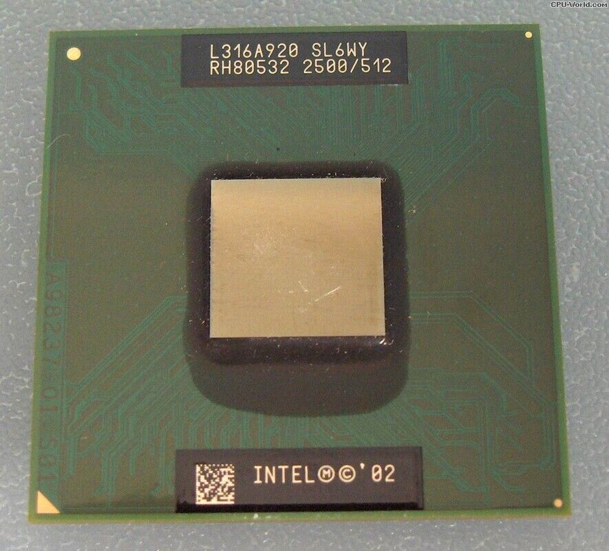EXTREMELY RARE Intel Pentium 4-M 2.5 GHz SL6WY Processor IBM Thinkpad