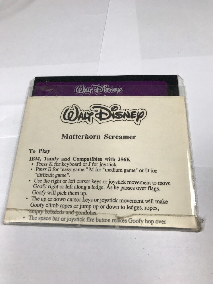 Matterhorn Screamer Disk by Walt Disney for the Commodore 64