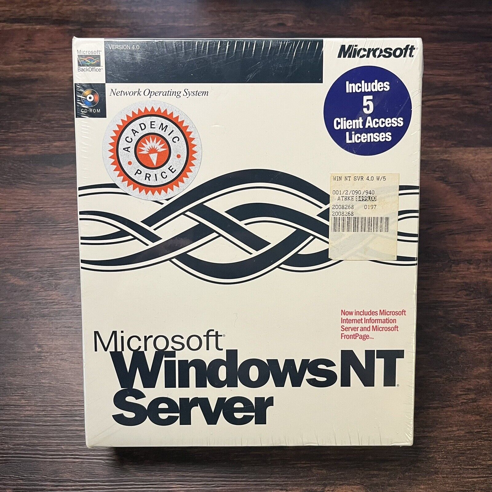 Microsoft Windows NT Server 4.0 Brand New Sealed