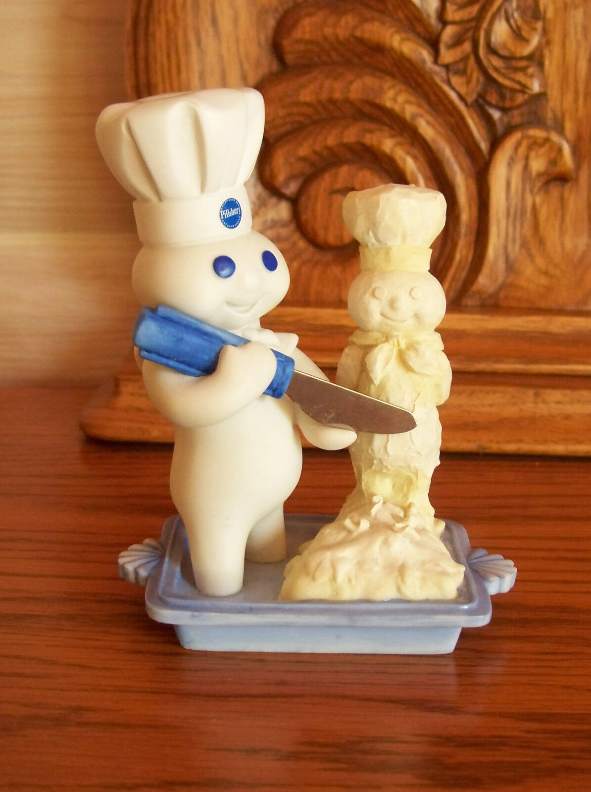 Pillsbury Doughboy SELF PORTRAIT IN BUTTER Figurine Bake-Off Contest Danbury 