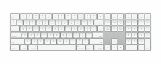 Brand New Apple Magic Wireless Keyboard with Numeric Keypad - Silver MQ052LL/A
