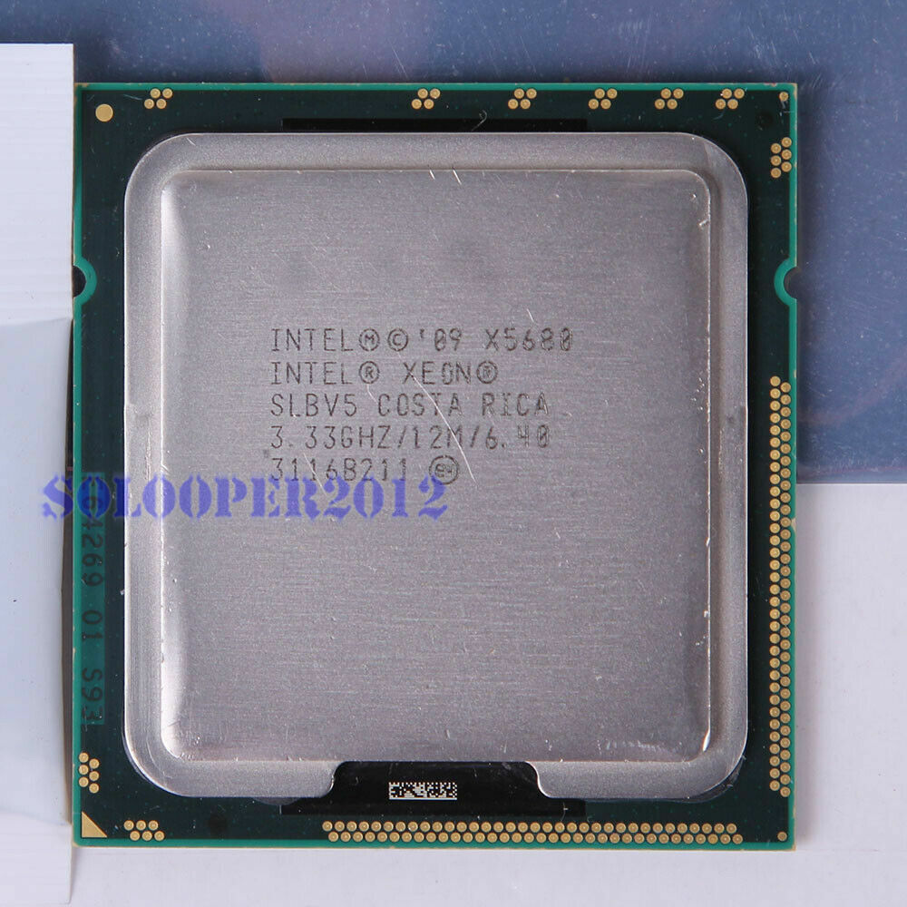 Intel Xeon X5650 X5660 X5670 X5675 X5687 X5680 X5690 CPU Processor LGA 1366 