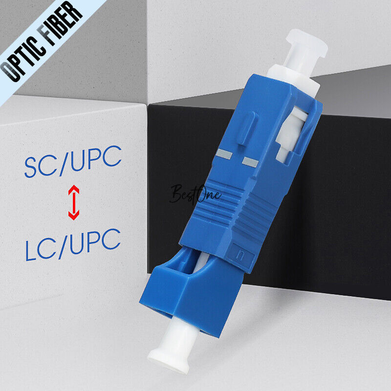 10Pcs SC Male to LC Female UPC APC SM/MM OM3 OM4 Adapter Fiber Optical Converter