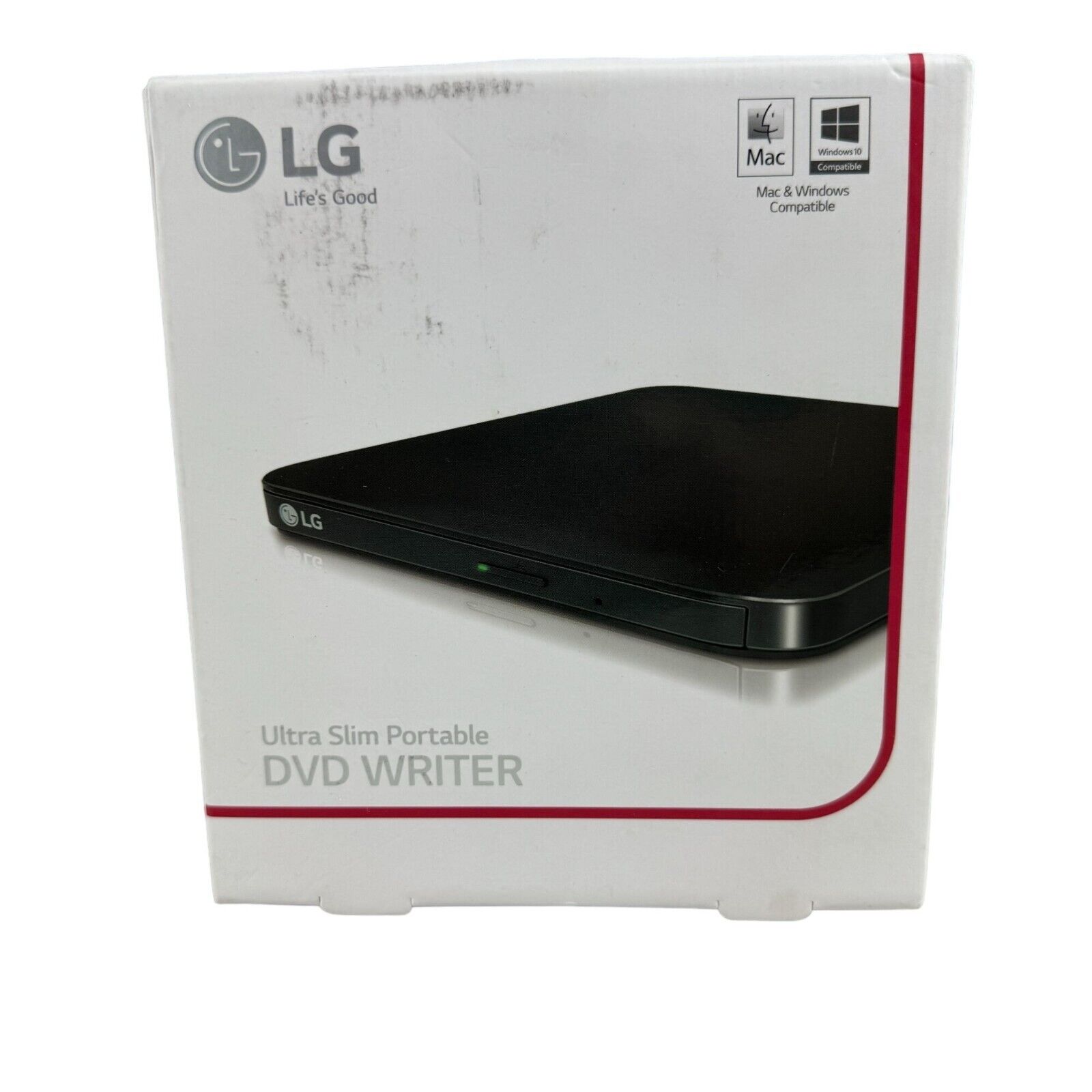 LG SP80NB80 External Drive Ultra Slim Portable DVD Writer Playback Mac & Windows