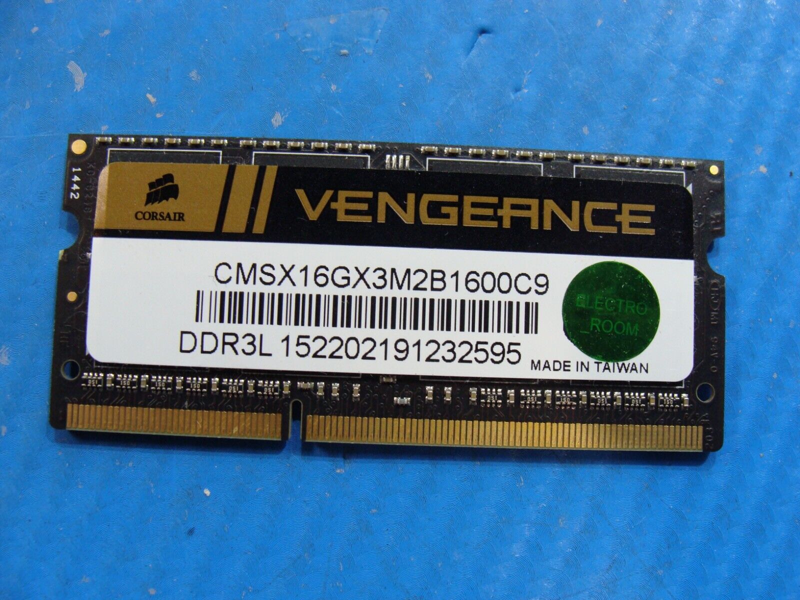 Asus G750JM-BSI7N23 Corsair Vengeance 8GB Memory RAM SO-DIMM CMSX16GX3M2B1600C9