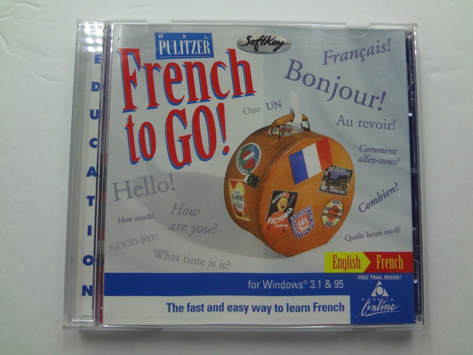 Pulitzer French To Go - The Fast Easy Way To Learn French - Windows 3.1 & 95