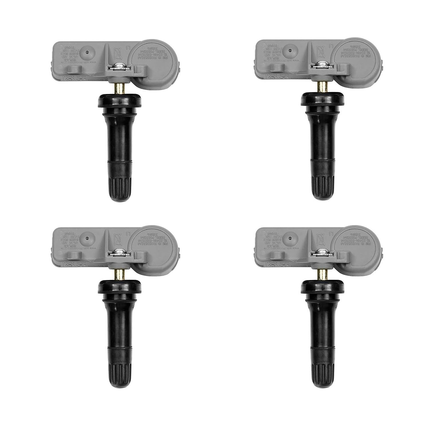 Tire Pressure Sensor 315Mhz TPMS Snap-In 4Pcs Compatible with Chevy GMC Cadillac