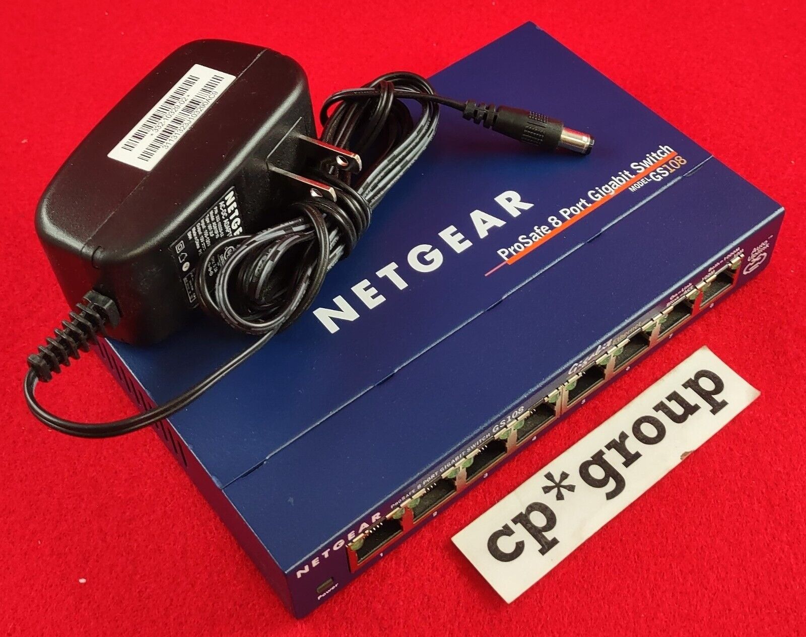 NETGEAR GS108 ProSafe 8-Port GbE Unmanaged Switch w/ Power Adapter
