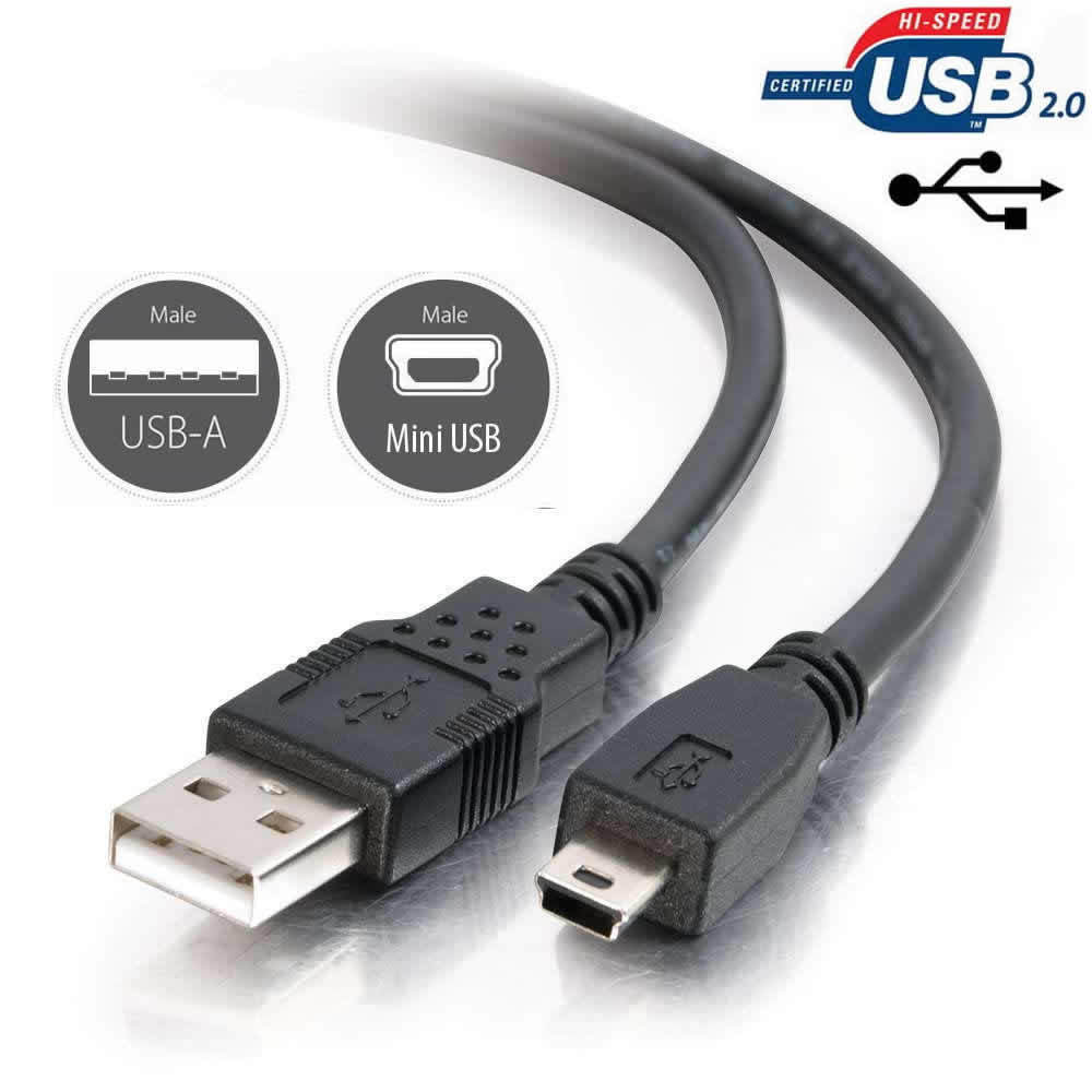 USB 2.0 Programming Charger Charging Cable Cord Lead for Uniden BC75XLT Scanner