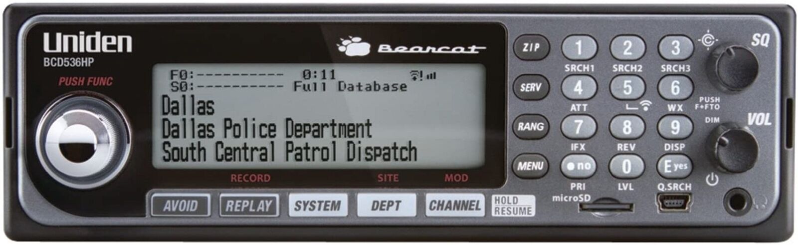 Uniden BCD536HP Digital Police Scanner Mobile/Base Self Program Trunking WiFi