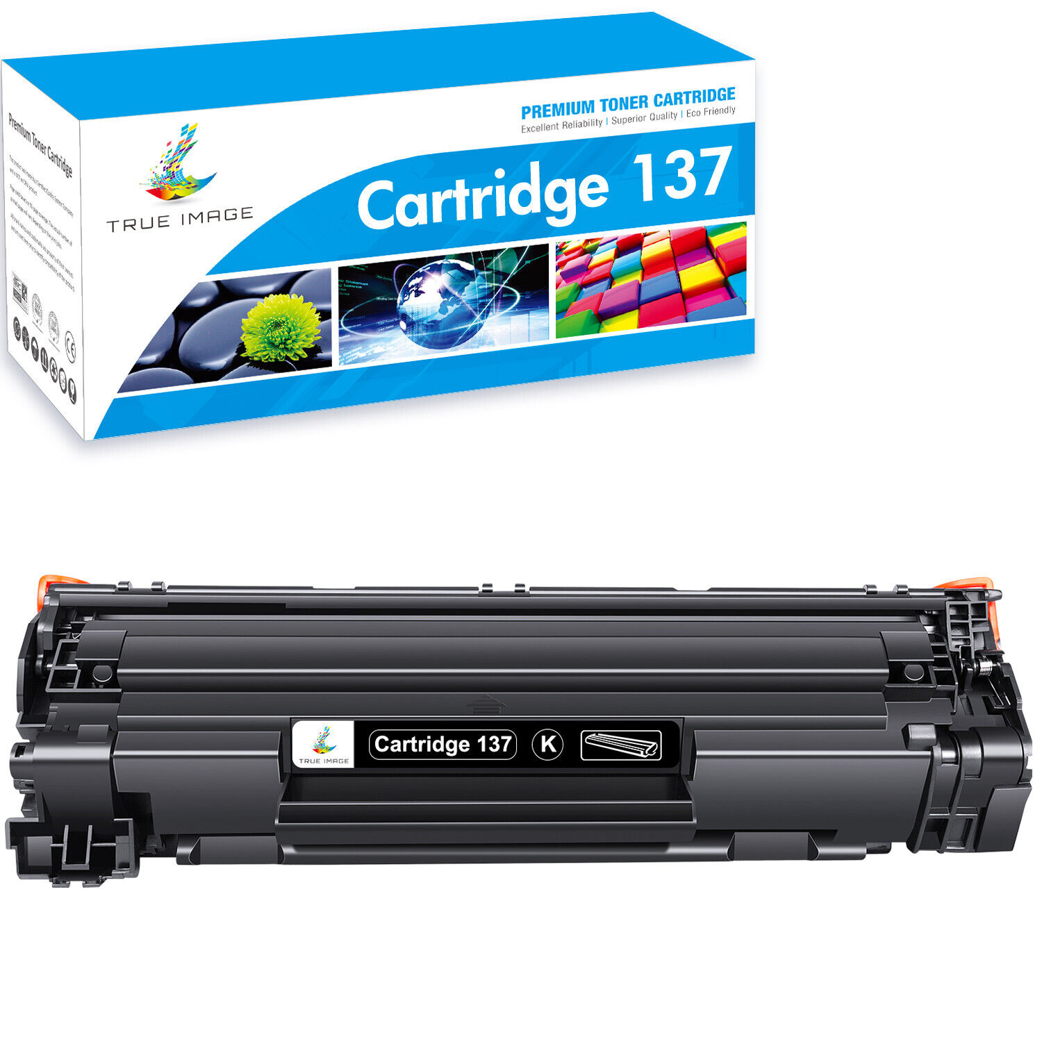 Replacement For Canon 137 9435b001aa Black Toner Cartridge imageCLASS MF236n Lot