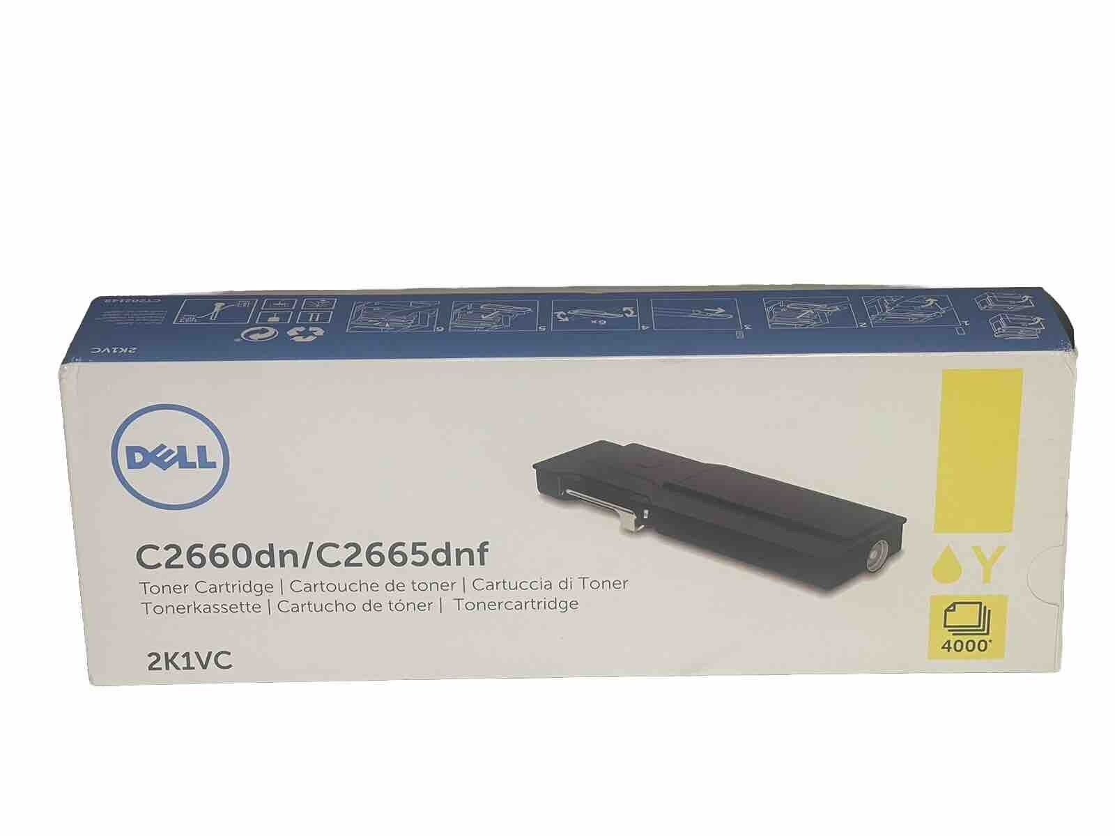 Genuine Dell C2660dn C2665dnf Yellow toner High Yield 4000 “Fast  “