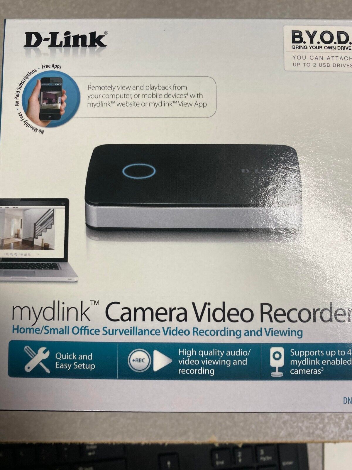 D-LINK Camera Video Recorder mydlink Enabled DNR-202L Office Surveillance 
