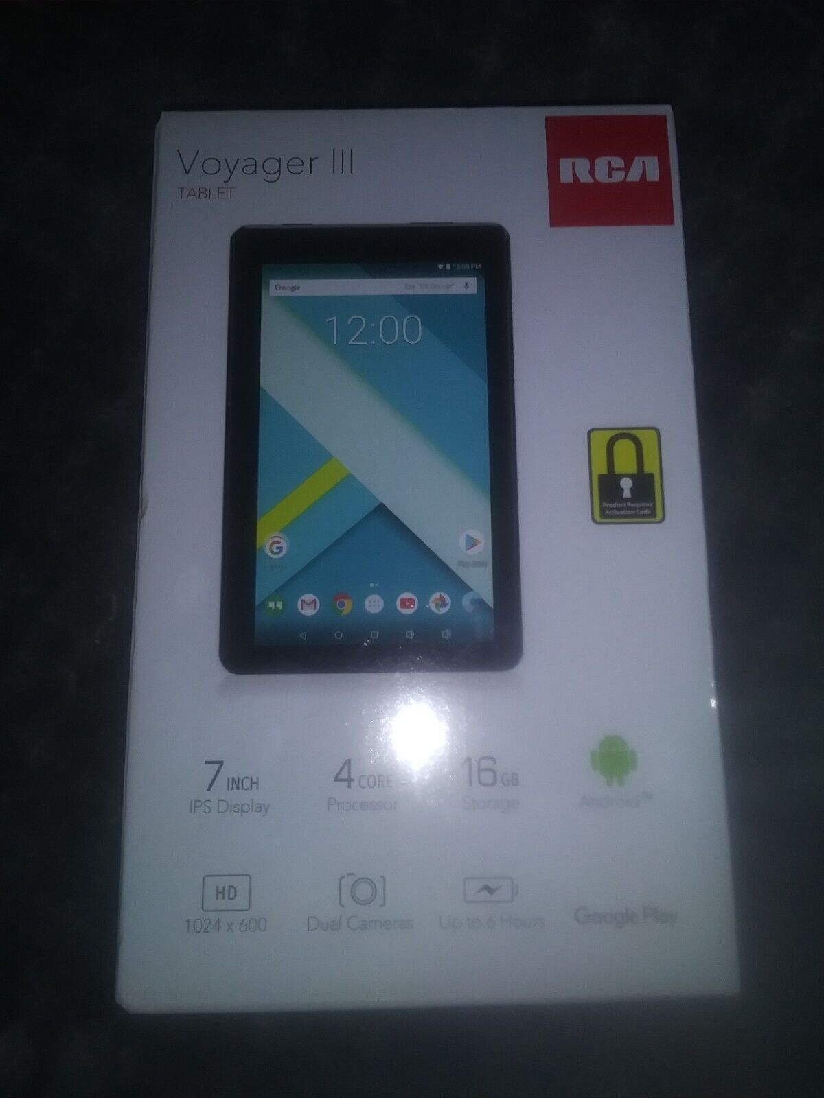 RCA VOYAGER 3 TABLET, new in box