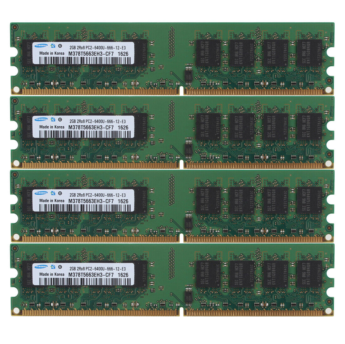 Samsung 8GB 4X 2GB PC2-6400 DDR2 800 Memory For HP COMPAQ DC7800 DC7800p DC7900