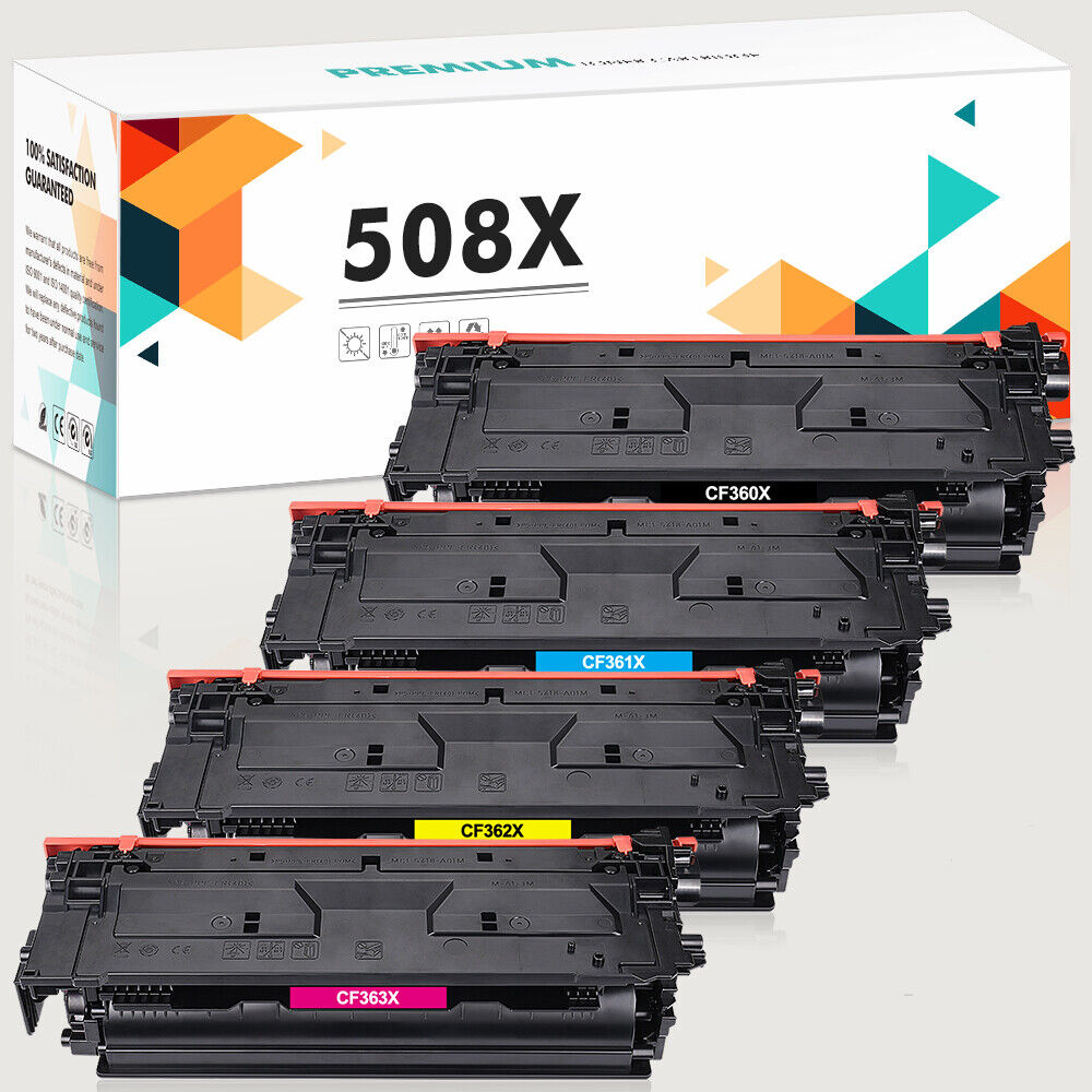 4x Toner Cartridge compatible with HP CF360X LaserJet M552dn M553dn M553n M553x