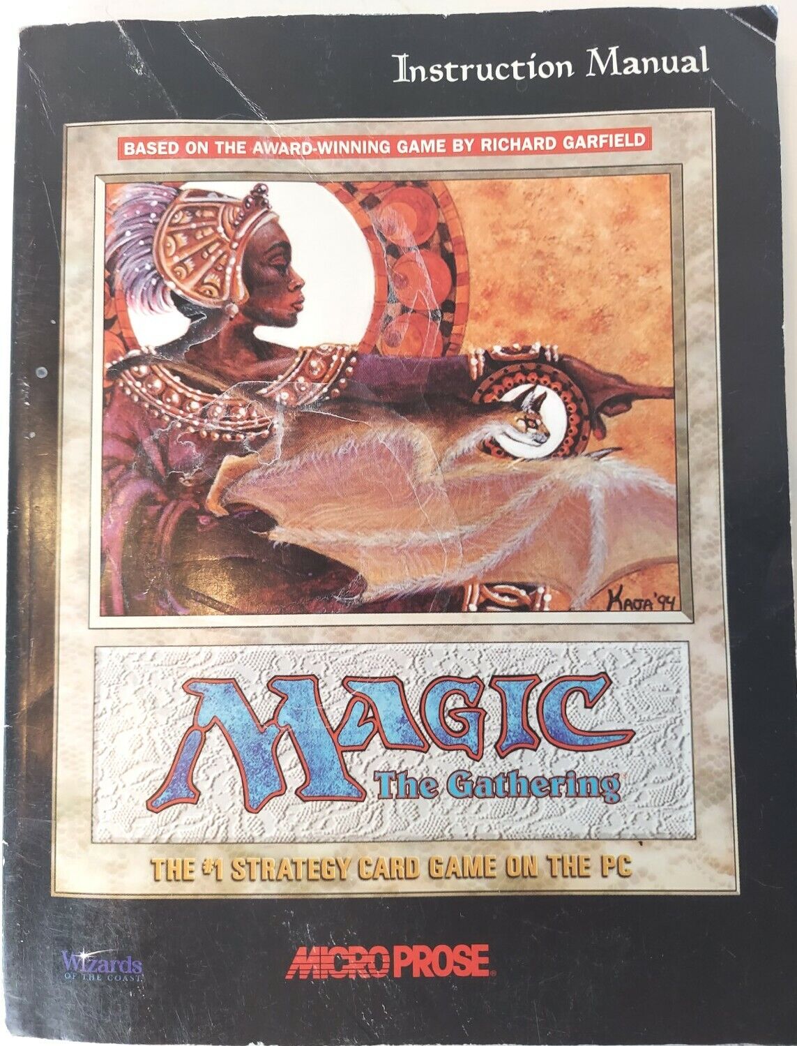 Vintage Magic The Gathering PC Game Instruction Manual ONLY 1997