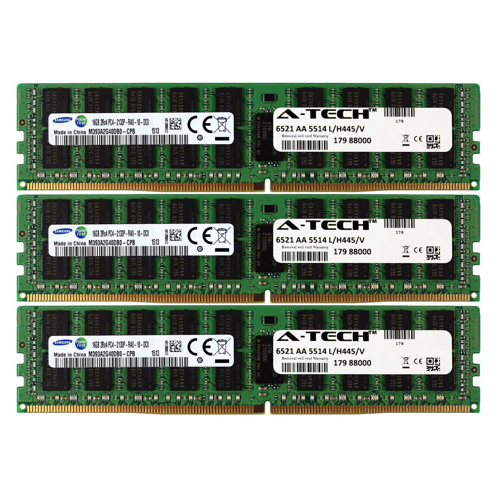 PC4-17000 Samsung 48GB Kit 3x 16GB HP ProLiant WS460c BL460c WS460c Memory RAM