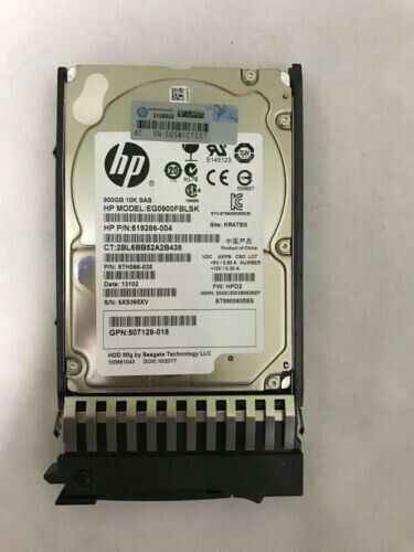 HP C8S59A 730703-001 MSA 900GB Ent 6Gb/s 10K RPM SAS 2.5 in DP HP HDD Hard Drive