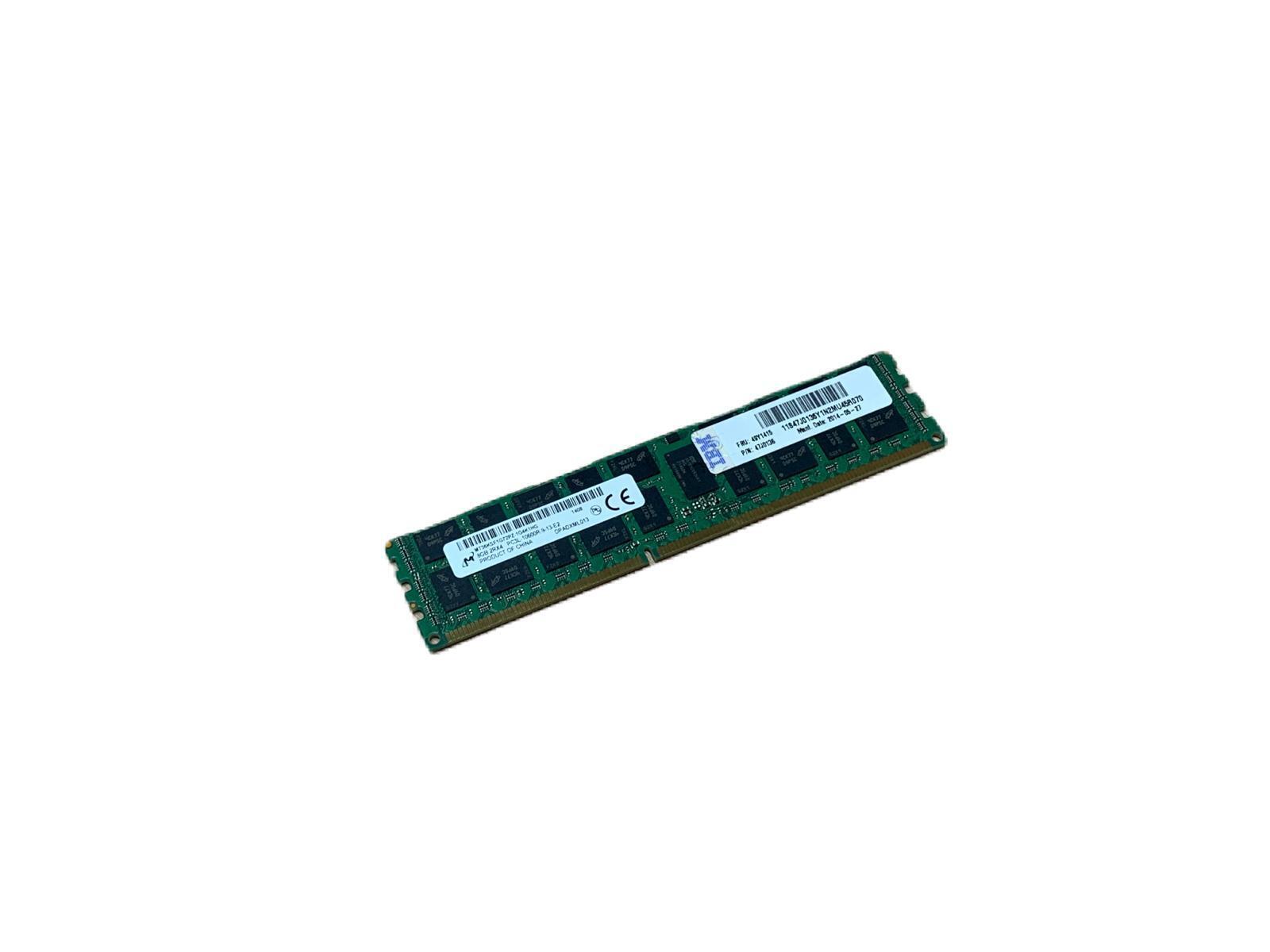 8GB DDR3 MICRON MT36KSF1G72PZ-1G4K1H PC3L-10600R IBM 49Y1415 Server RAM