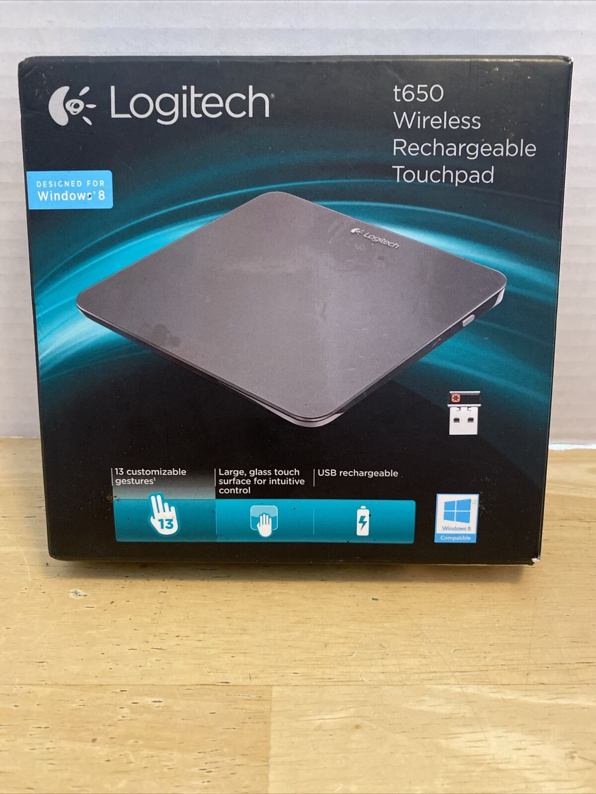 Rare Logitech Touchpad T650 Wireless Rechargeable Touchpad