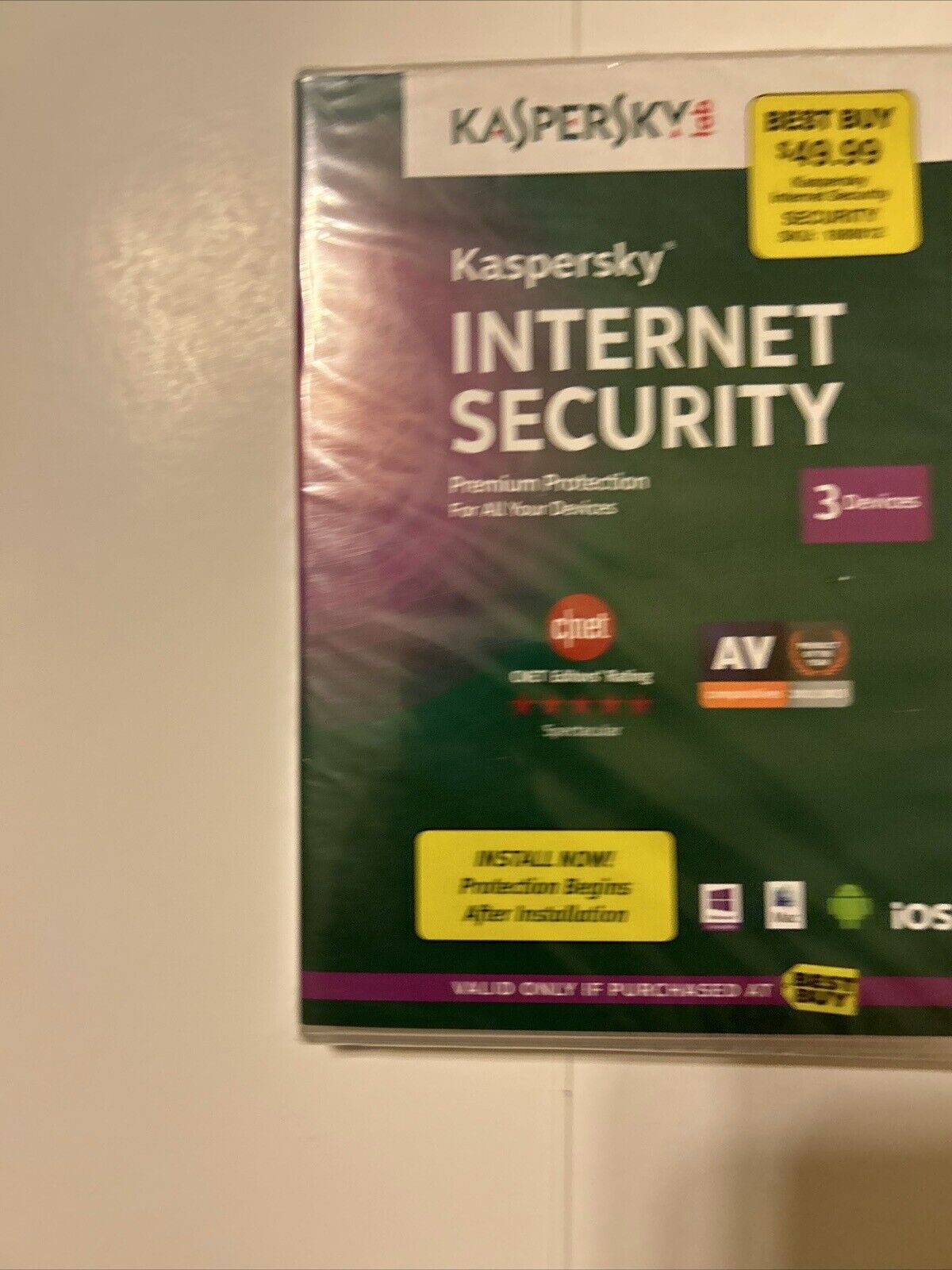 Lab Categories Internet Security Premium Protection 3 Devices 2014 NEW & Sealed