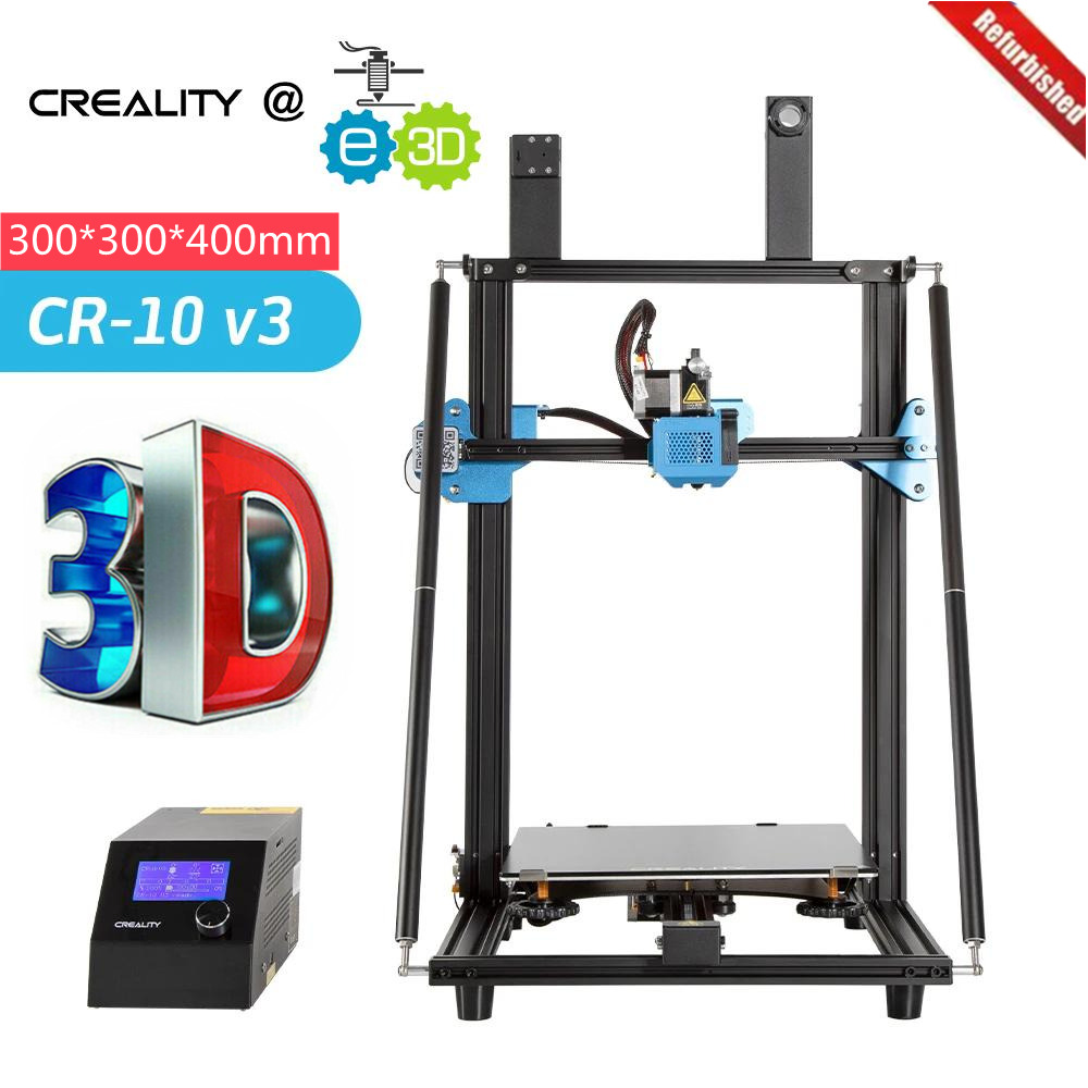 Used Official Creality CR-10V3 3D Printer 300*300*400mm Direct Titan Extruder US