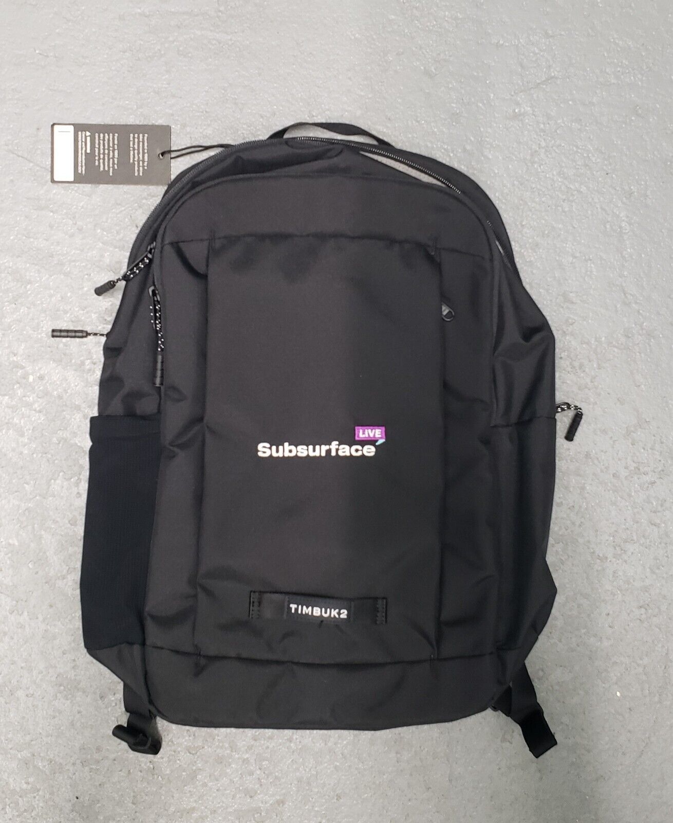 TIMBUK2 $119 Eco Black Parkside Backpack Laptop Bag NEW NWT