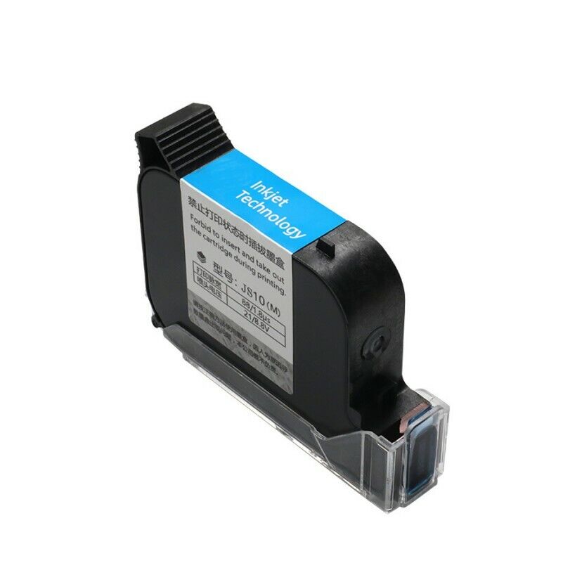 2pc/set 12.7mm JS10 Quick Dry Ink Cartridge for Not Encrypted Handheld Printer