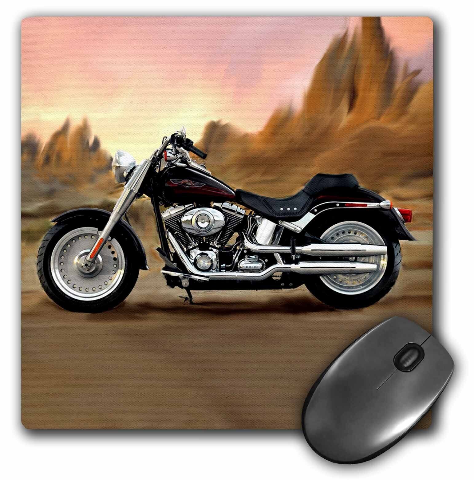 3dRose Harley-Davidson® Motorcycle mousepad