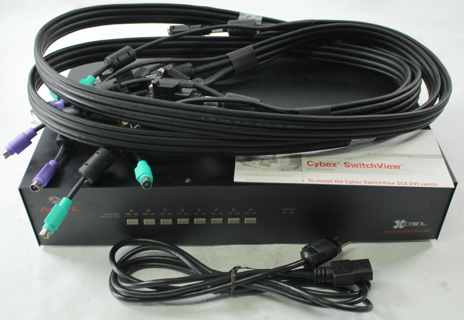 Avocent SwitchView SC8 DVI KVM Switch SC8P0V 520-446-001