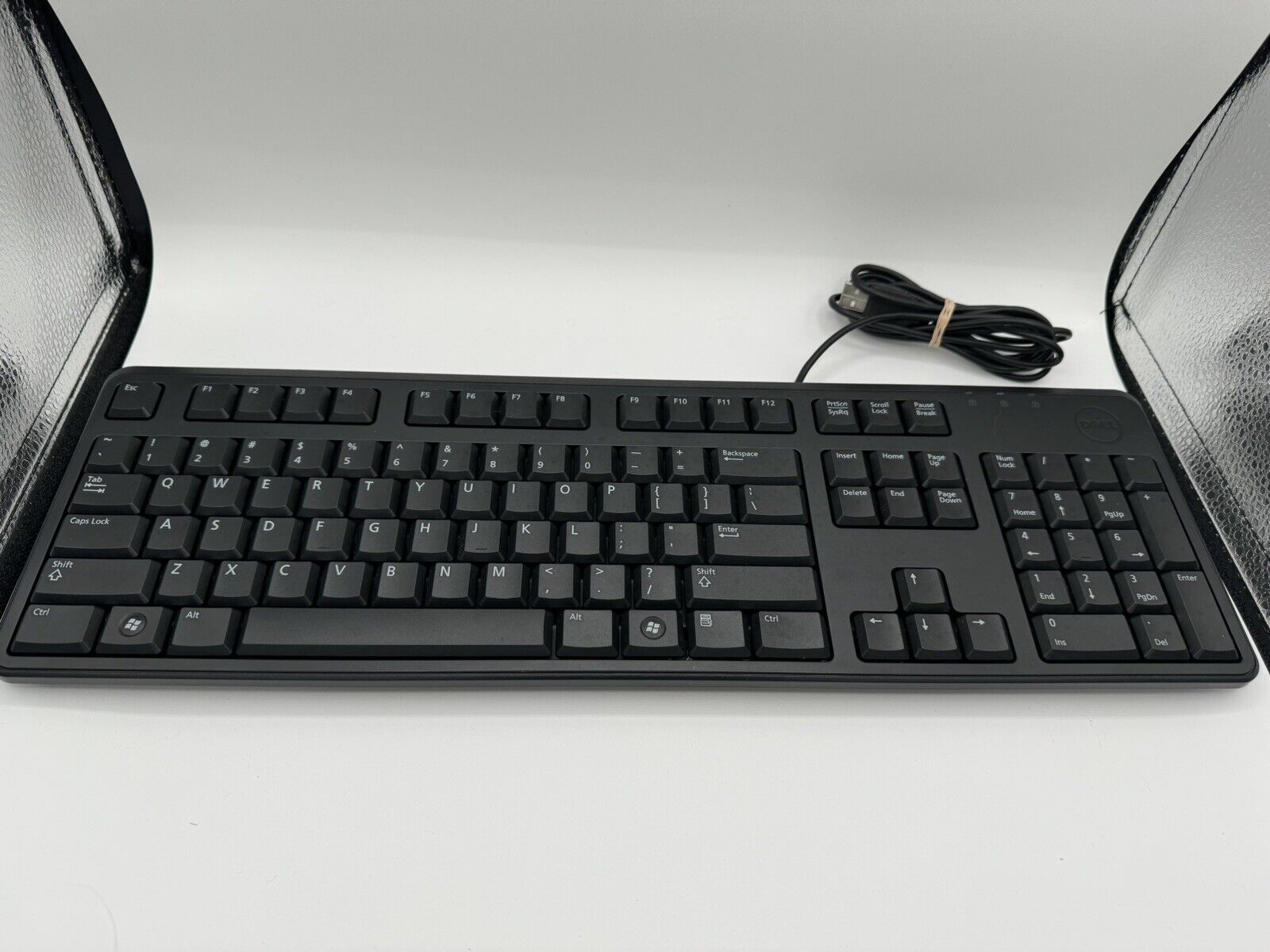 Dell KB212-B USB Quiet Key Keyboard - Black - Tested & Working - Wired