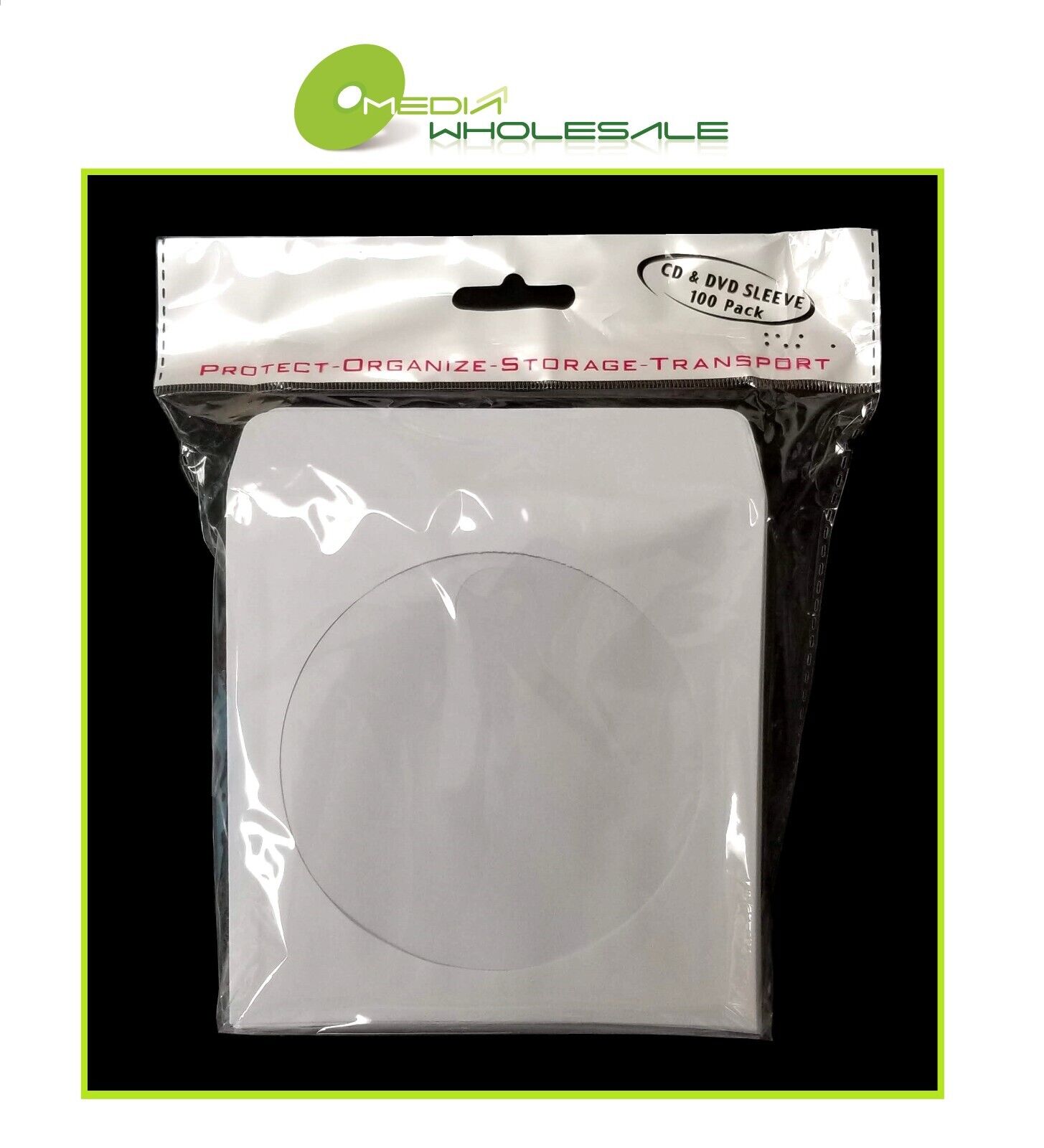 Premium Quality CD DVD 80GR White Paper Sleeve Clear Window & Flap Envelope LOT